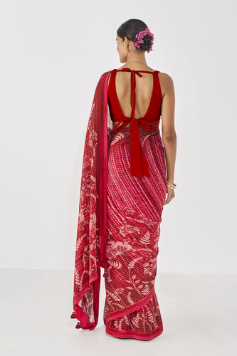 Midha Saree - Red, , image 3